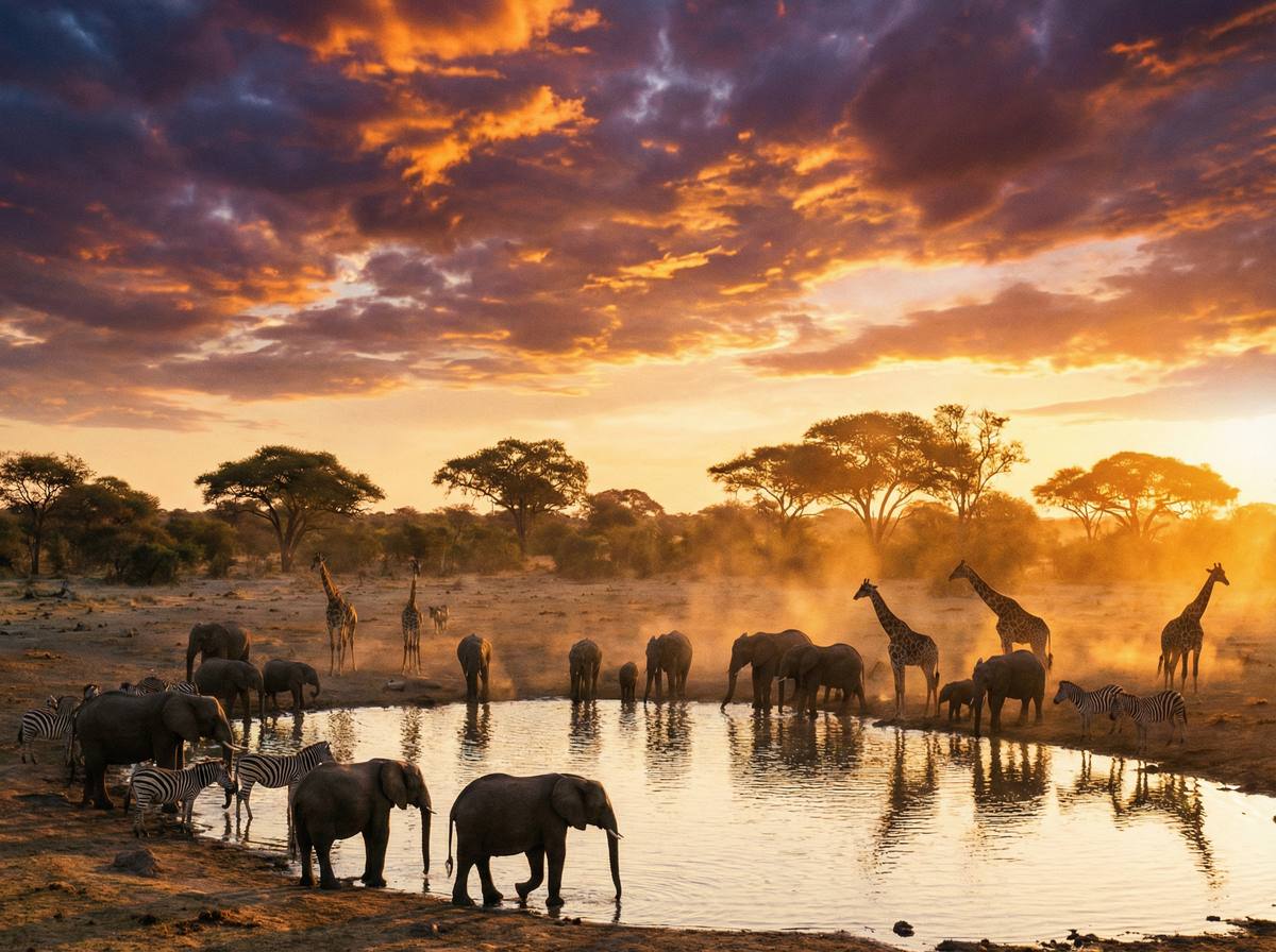 抖荫短视频非洲野生动物视频